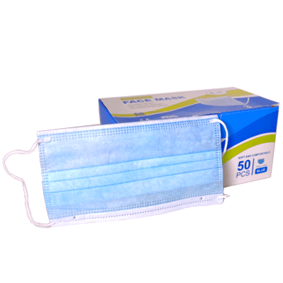 3 Ply Surgical Mask - Qty 50 - Saniteq